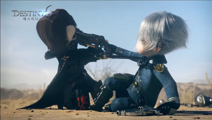 DESTINY6 heroes in the desert